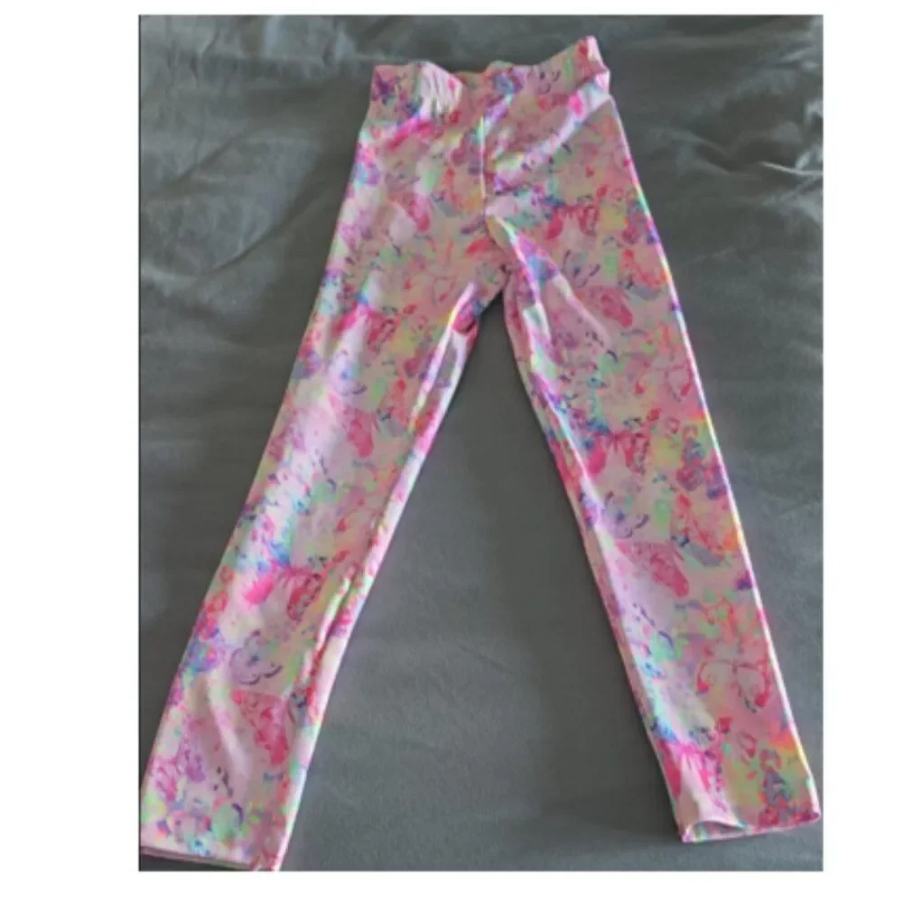 Nutmeg Girls Activewear‎/Gym Set + Cover Top & Bike Shorts - Size 5
